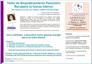 Cartel Taller Empoderamiento Femenino ASMS - 12Mar2013